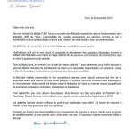 Lettre de de Jean-François Copé
