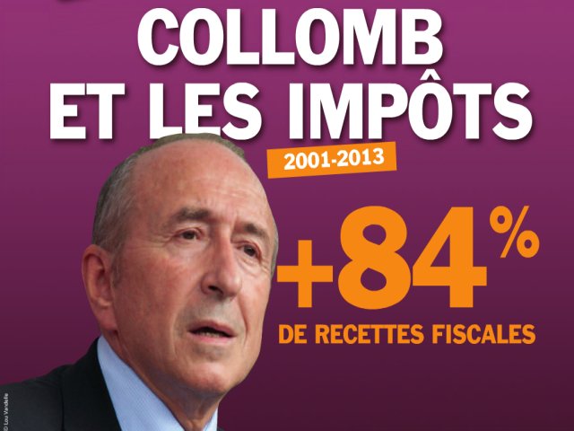 Avec Gérard Collomb, c’est toujours plus d’impôts !