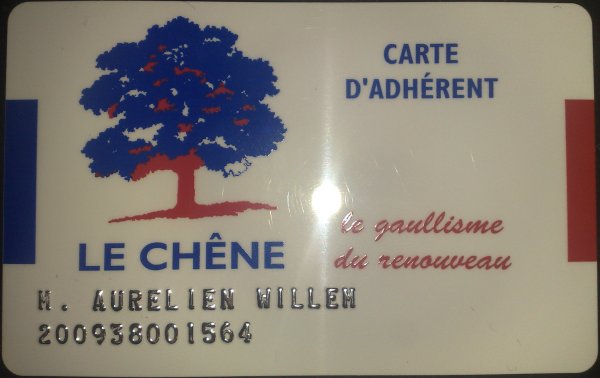 Ma carte d'adhérent